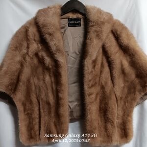 Essentials Brown Faux Fur Jacket